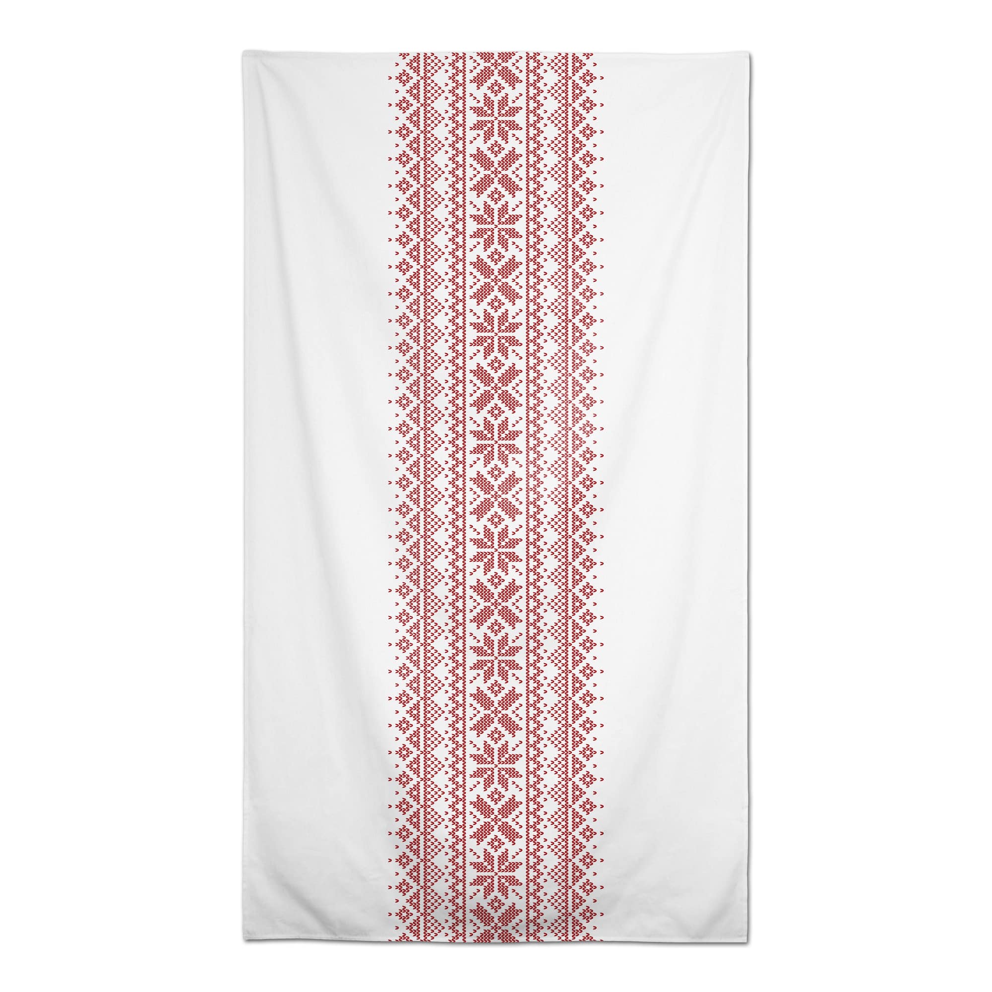 Knit Snowflakes 58x102 Tablecloth